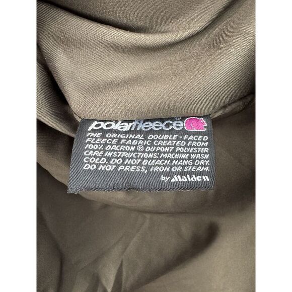 Cabelas Whitetails Men's Medium Camo Polar Fleece Hunting Jacket Zip Up - Picture 9 of 9